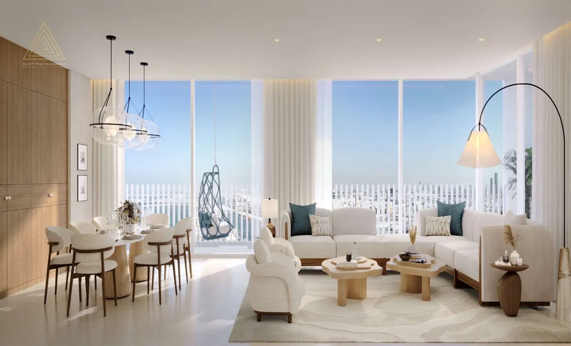 Saria Tower at Maritime City by Omniyat Propertiesبرج ساريا في ماريتايم سيتي من شركة أمنيات العقاريةliving
