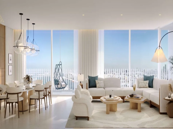 Saria Tower at Maritime City by Omniyat Propertiesبرج ساريا في ماريتايم سيتي من شركة أمنيات العقاريةliving