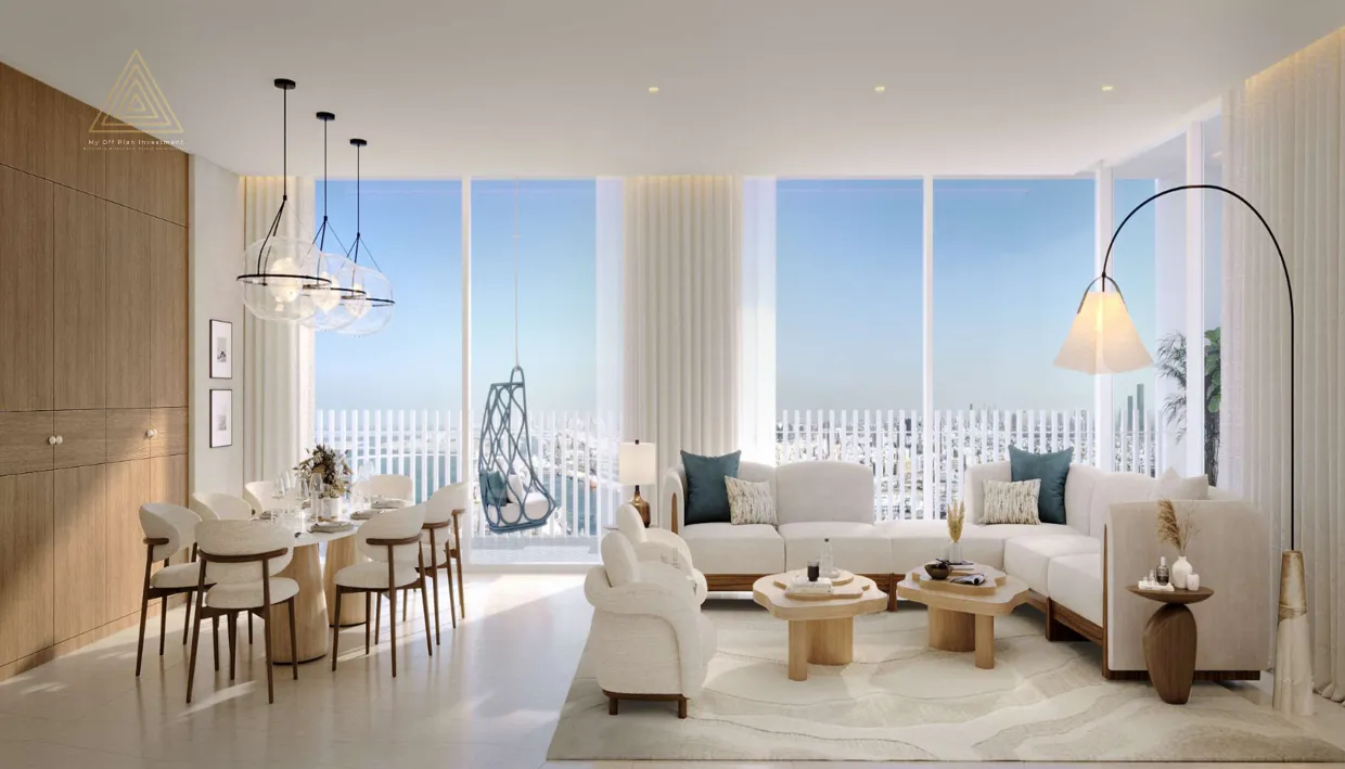 Saria Tower at Maritime City by Omniyat Propertiesبرج ساريا في ماريتايم سيتي من شركة أمنيات العقاريةliving
