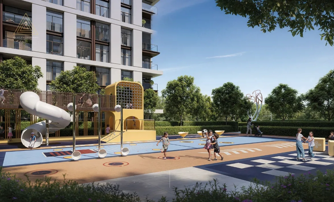 Terra Heights at Expo Living by Emaar Propertiesتيرا هايتس في إكسبو ليفينج من إعمار العقاريةkids play area