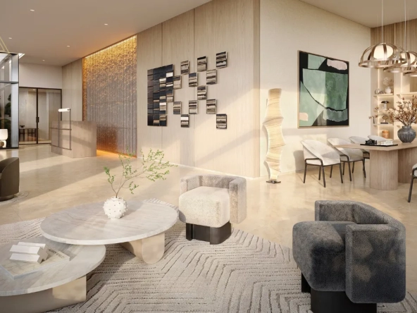 Terra Heights at Expo Living by Emaar Propertiesتيرا هايتس في إكسبو ليفينج من إعمار العقاريةliving room