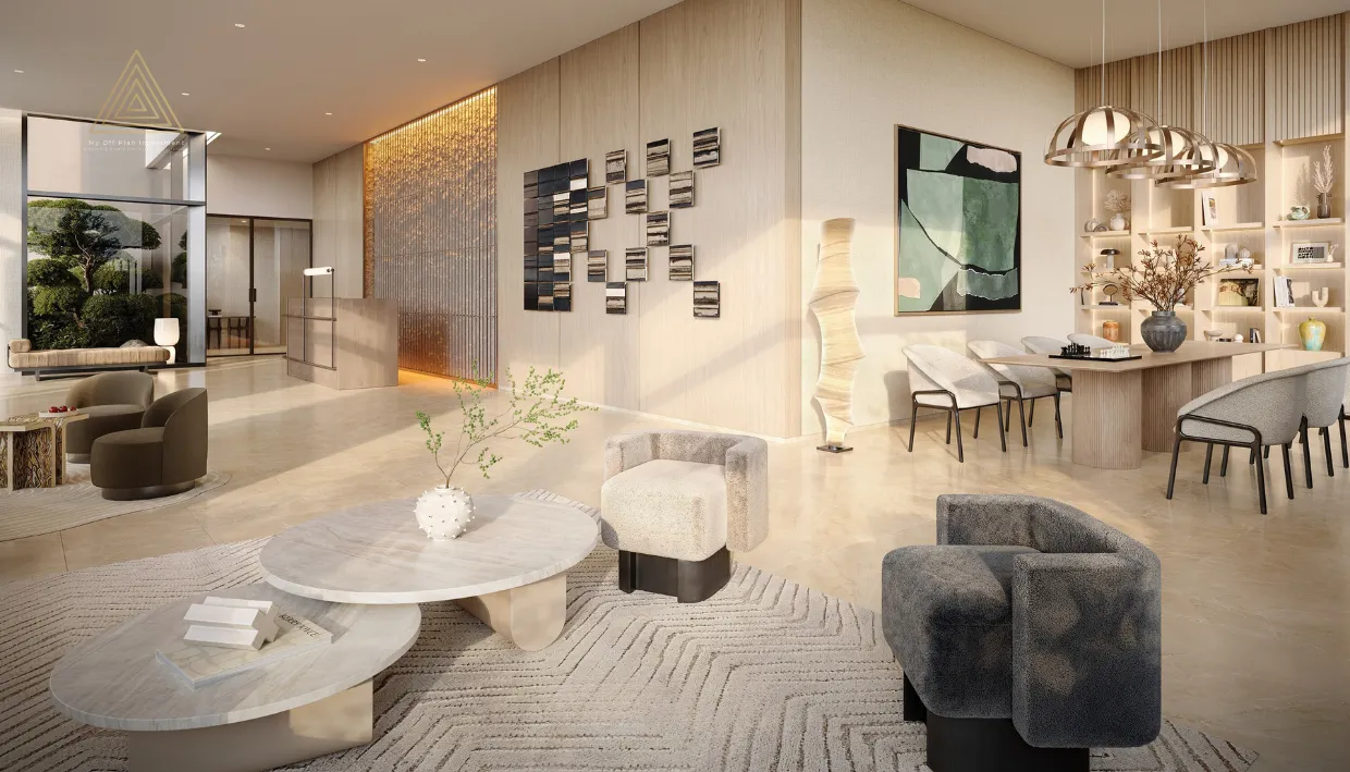 Terra Heights at Expo Living by Emaar Propertiesتيرا هايتس في إكسبو ليفينج من إعمار العقاريةliving room