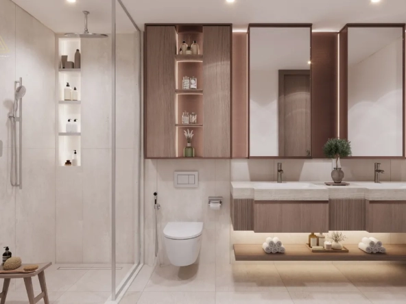 The Hillgate at Dubai Silicon Oasis by Ellington Propertiesذا هيلجيت في واحة دبي للسيليكون من إلينجتون العقاريةbathroom
