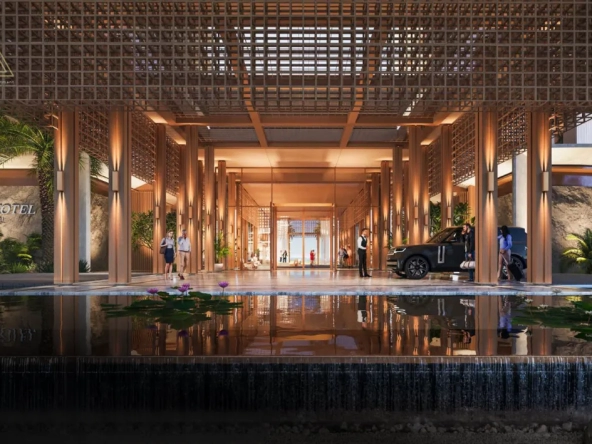 Aldar Nobu Residence at Sadaiyat Islandالدار نوبو ريزيدنس في جزيرة السعدياتentrance