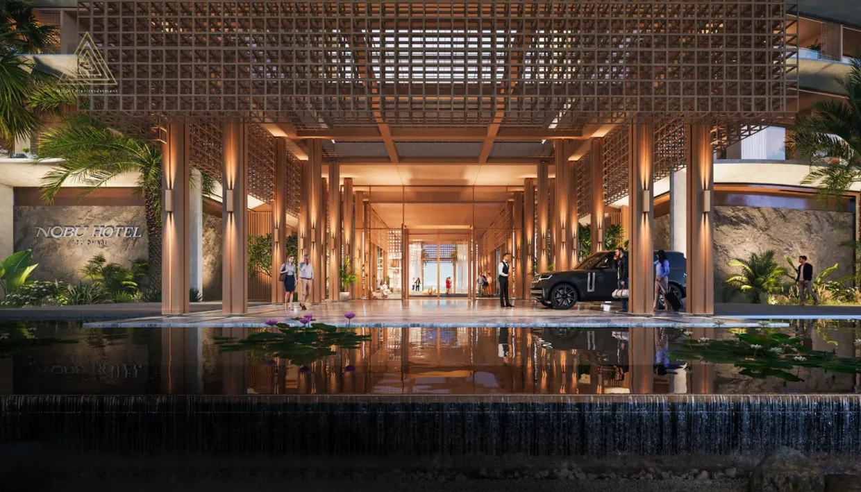 Aldar Nobu Residence at Sadaiyat Islandالدار نوبو ريزيدنس في جزيرة السعدياتentrance