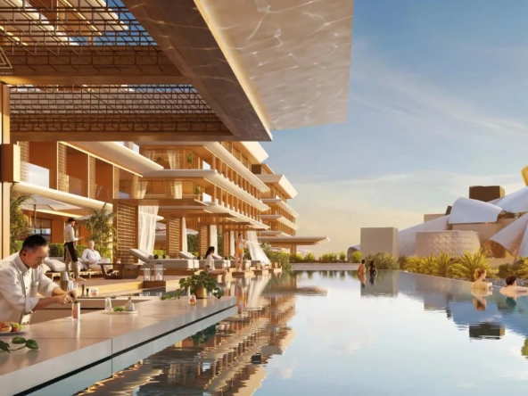 Aldar Nobu Residence at Sadaiyat Islandالدار نوبو ريزيدنس في جزيرة السعدياتinfinity pool