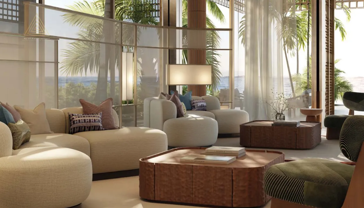 Aldar Nobu Residence at Sadaiyat Islandالدار نوبو ريزيدنس في جزيرة السعدياتliving