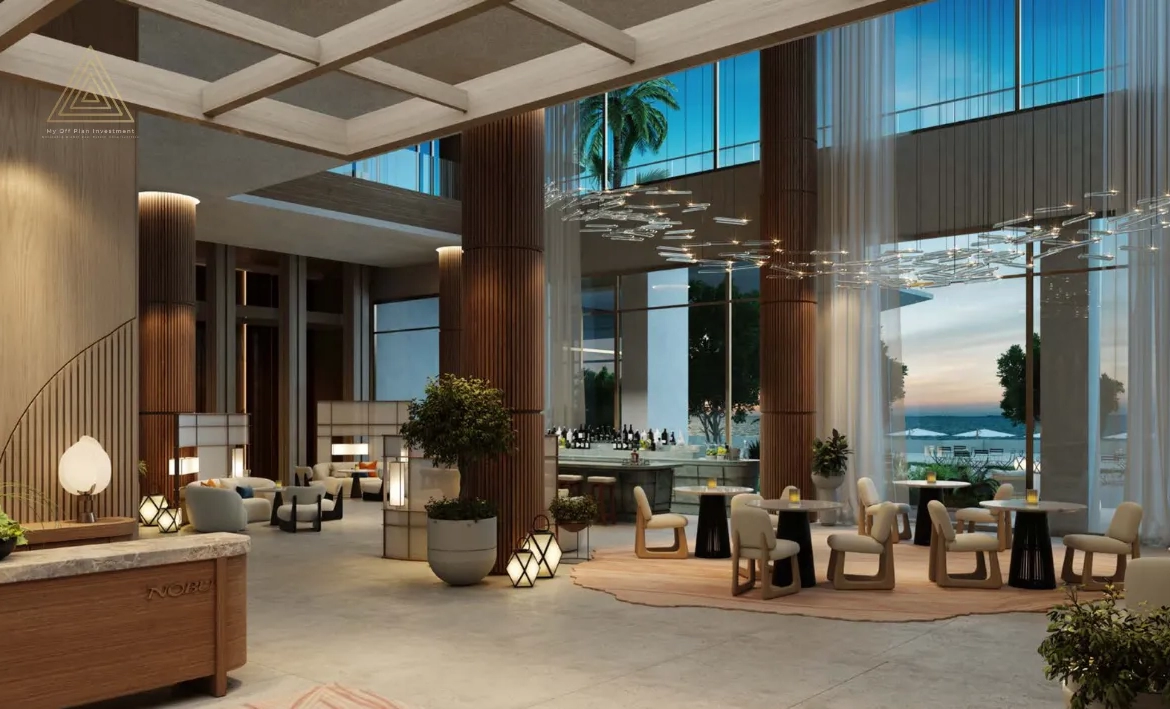 Aldar Nobu Residence at Sadaiyat Islandالدار نوبو ريزيدنس في جزيرة السعدياتlobby lounge