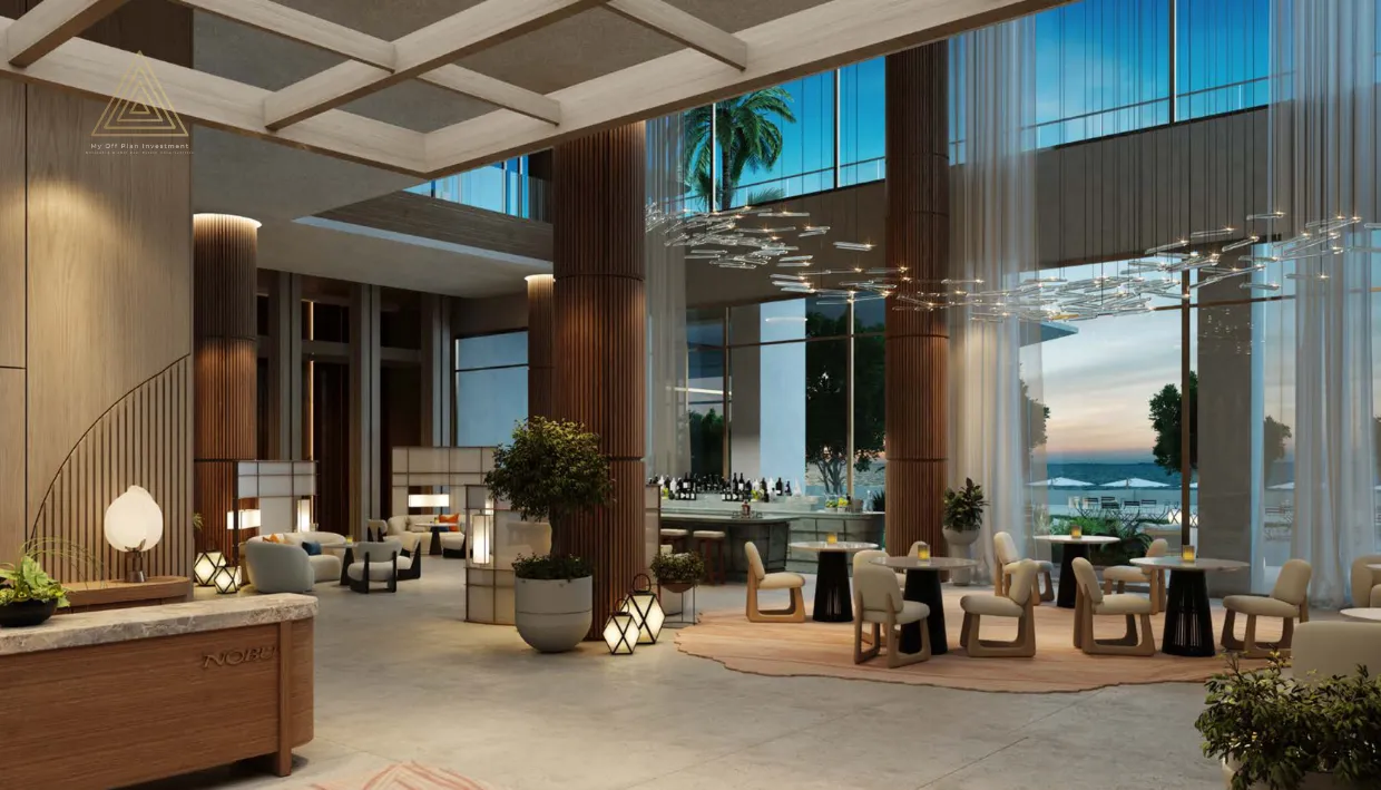 Aldar Nobu Residence at Sadaiyat Islandالدار نوبو ريزيدنس في جزيرة السعدياتlobby lounge