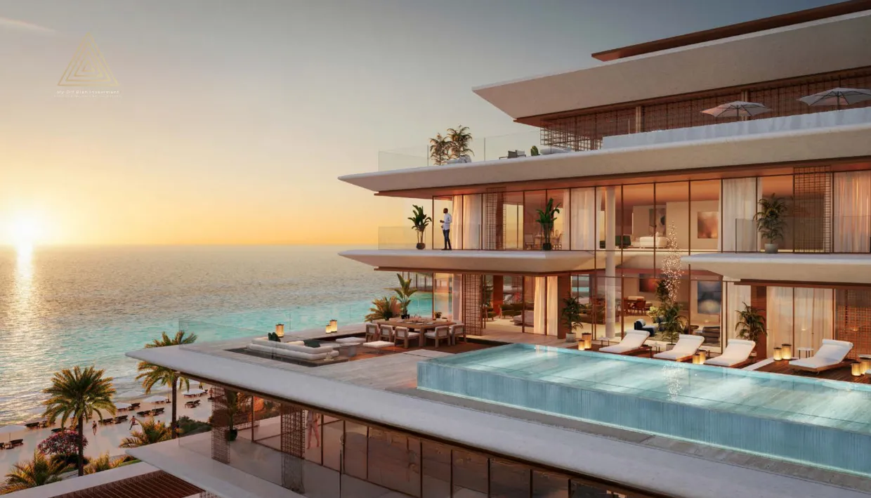 Aldar Nobu Residence at Sadaiyat Islandالدار نوبو ريزيدنس في جزيرة السعدياتtop terrace view