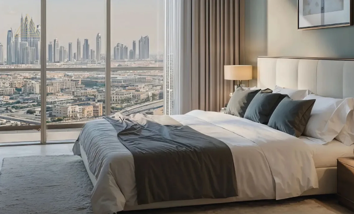 Azizi Raffi at Al Furjan by Azizi Developmentsعزيزي رافي في الفرجان من عزيزي للتطوير العقاريbedroom