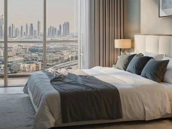 Azizi Raffi at Al Furjan by Azizi Developmentsعزيزي رافي في الفرجان من عزيزي للتطوير العقاريbedroom