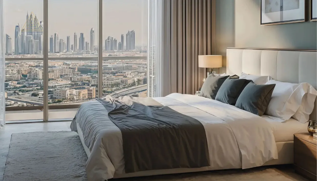 Azizi Raffi at Al Furjan by Azizi Developmentsعزيزي رافي في الفرجان من عزيزي للتطوير العقاريbedroom