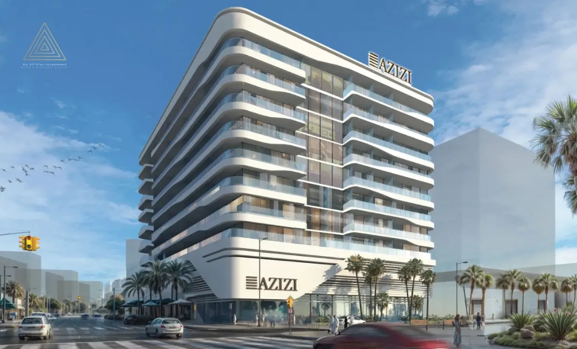 Azizi Raffi at Al Furjan by Azizi Developmentsعزيزي رافي في الفرجان من عزيزي للتطوير العقاريbuilding