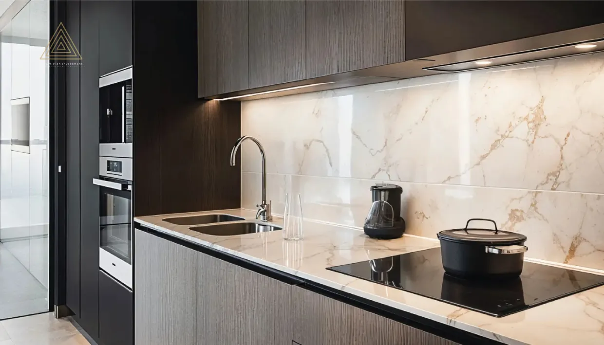Azizi Raffi at Al Furjan by Azizi Developmentsعزيزي رافي في الفرجان من عزيزي للتطوير العقاريkitchen