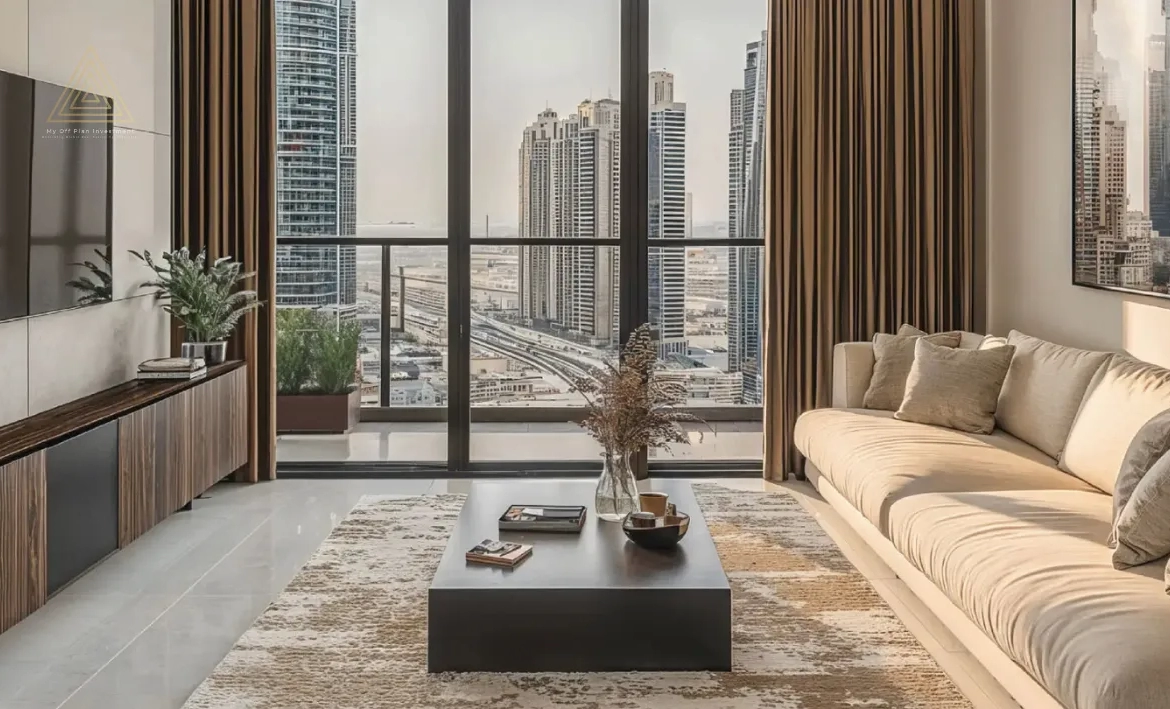 Azizi Raffi at Al Furjan by Azizi Developmentsعزيزي رافي في الفرجان من عزيزي للتطوير العقاريliving