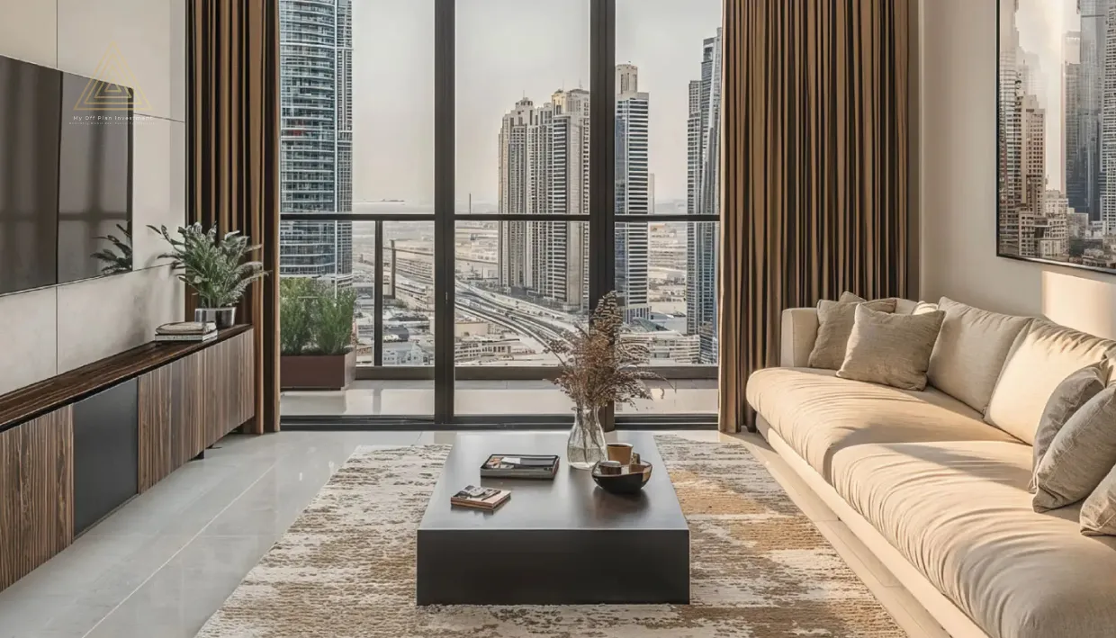 Azizi Raffi at Al Furjan by Azizi Developmentsعزيزي رافي في الفرجان من عزيزي للتطوير العقاريliving