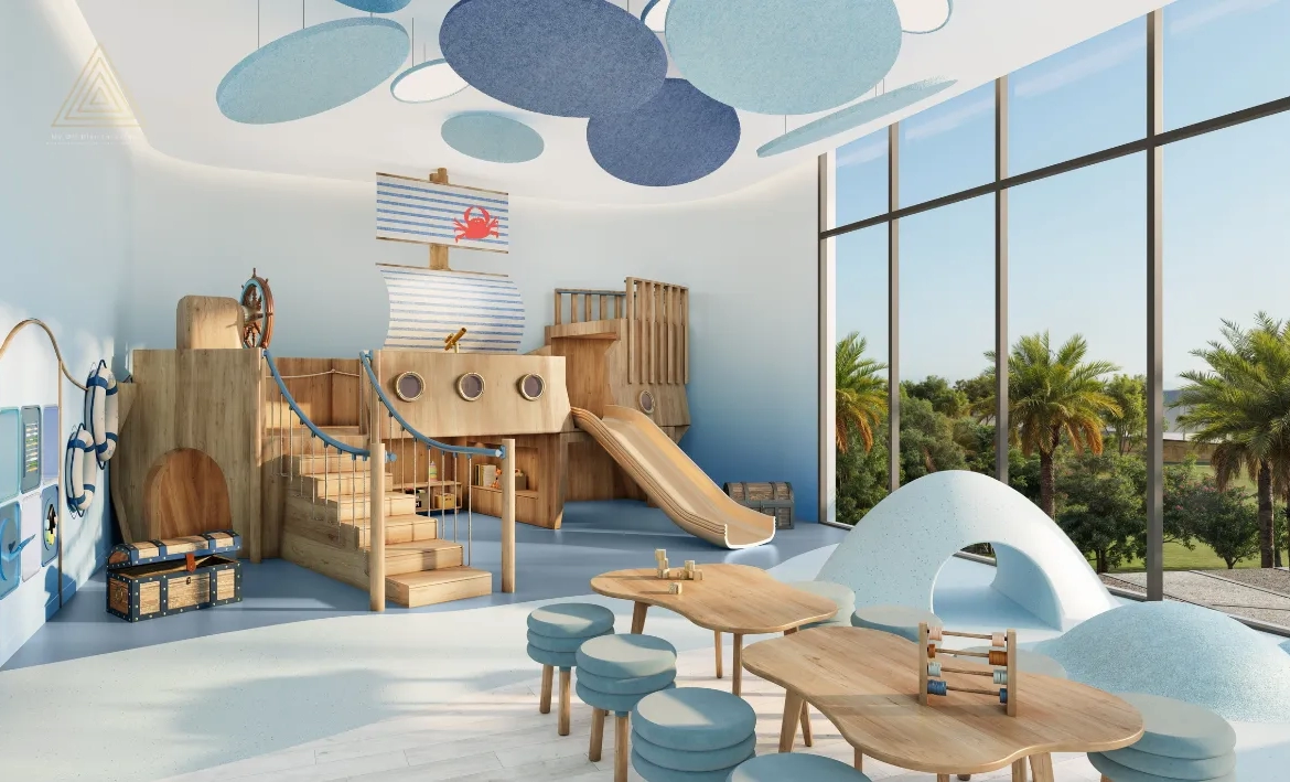 Bay Grove Residence Phase 2 at Dubai Island by Nakheel Developersباي جروف ريزيدنس المرحلة الثانية في جزيرة دبي من شركة نخيل للتطوير العقاريkids play area