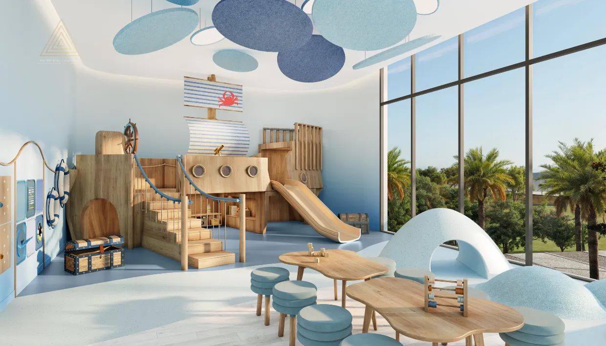 Bay Grove Residence Phase 2 at Dubai Island by Nakheel Developersباي جروف ريزيدنس المرحلة الثانية في جزيرة دبي من شركة نخيل للتطوير العقاريkids play area