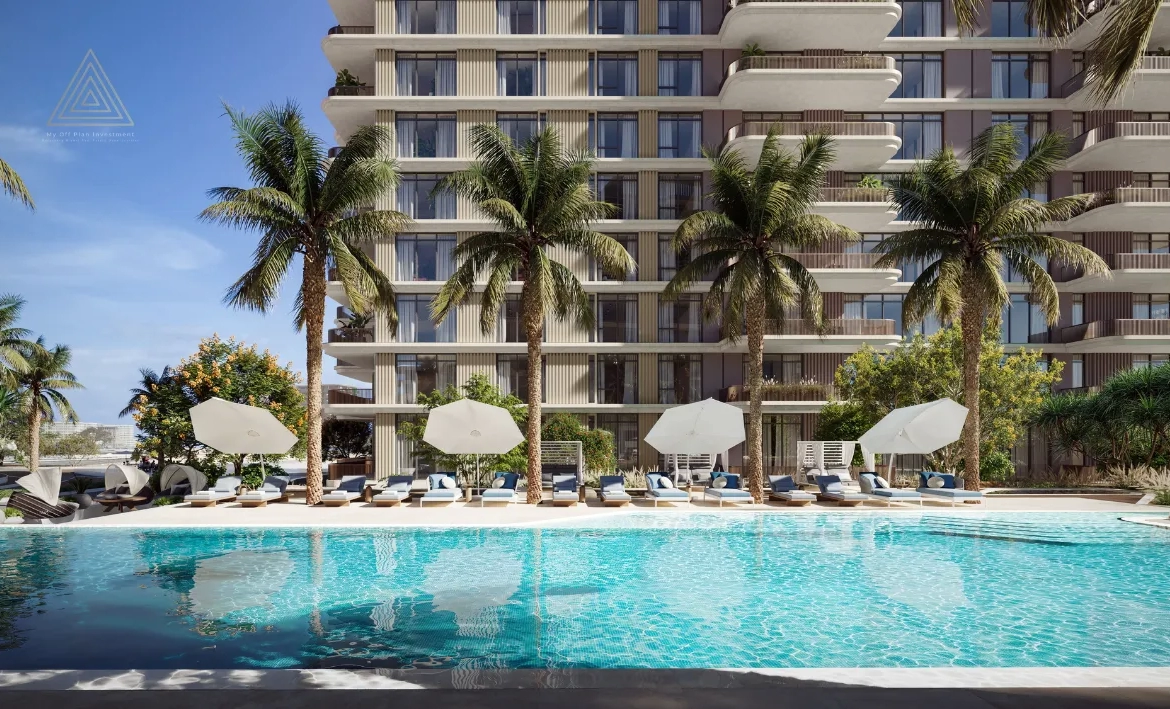 Bay Grove Residence Phase 2 at Dubai Island by Nakheel Developersباي جروف ريزيدنس المرحلة الثانية في جزيرة دبي من شركة نخيل للتطوير العقاريswimming pool