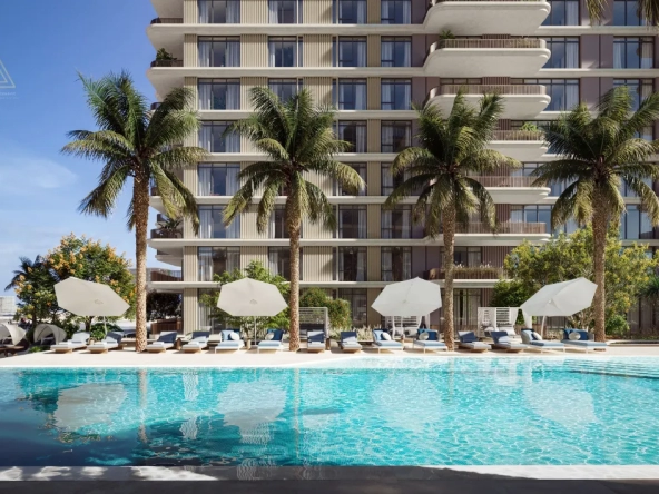 Bay Grove Residence Phase 2 at Dubai Island by Nakheel Developersباي جروف ريزيدنس المرحلة الثانية في جزيرة دبي من شركة نخيل للتطوير العقاريswimming pool