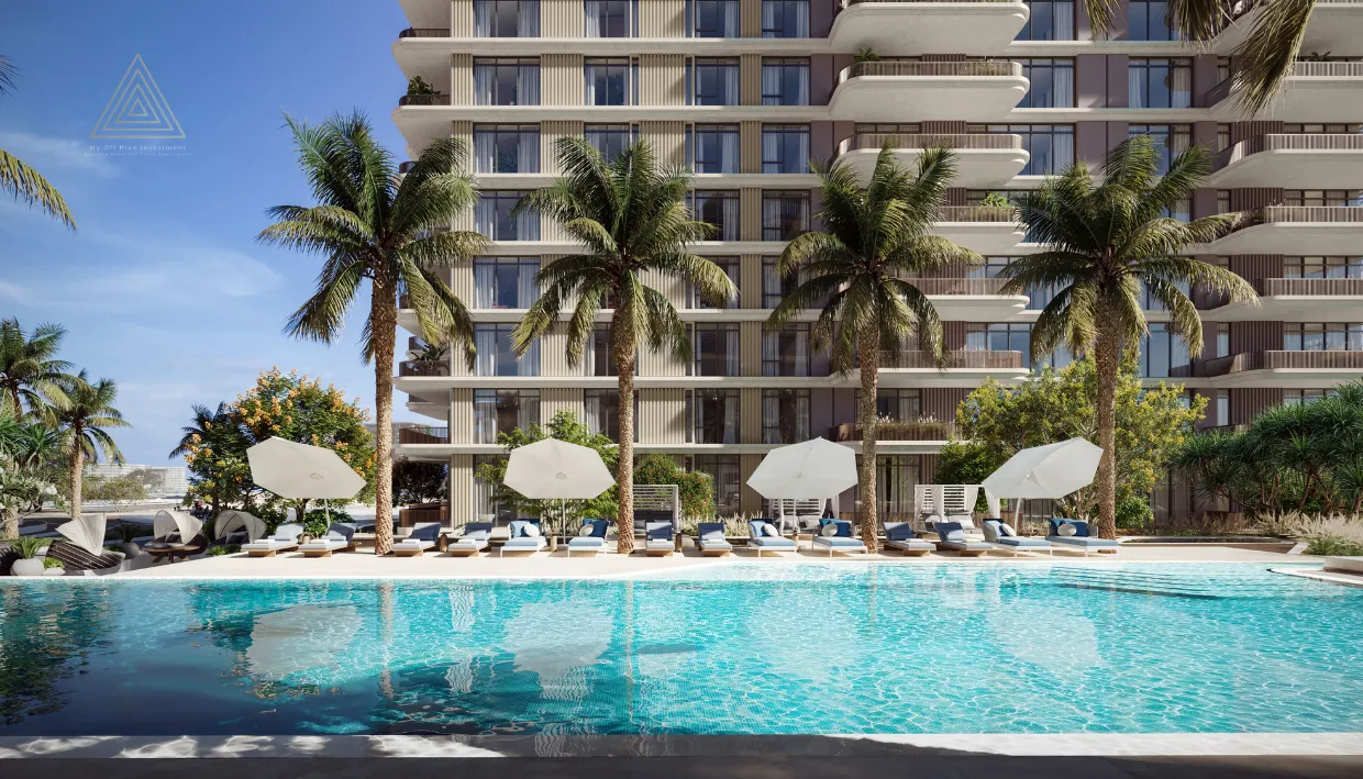 Bay Grove Residence Phase 2 at Dubai Island by Nakheel Developersباي جروف ريزيدنس المرحلة الثانية في جزيرة دبي من شركة نخيل للتطوير العقاريswimming pool