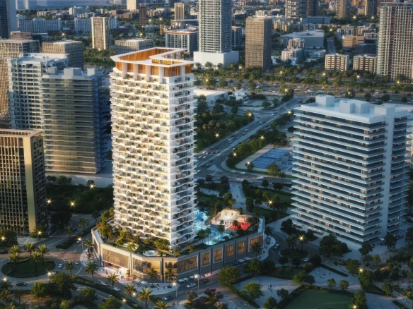 Binghatti Haven at Sports City by Binghatti Developersبن غاطي هافن في المدينة الرياضية من شركة بن غاطي للتطوير العقاريtop view