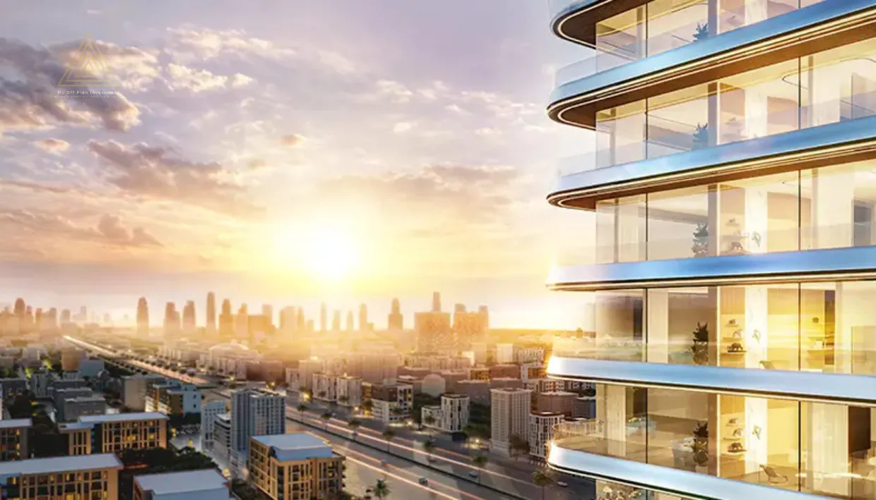Binghatti Hillviews at Dubai Science Park by Binghatti Developersبن غاطي هيلفيوز في مجمع دبي للعلوم من شركة بن غاطي للتطوير العقاريbalconies