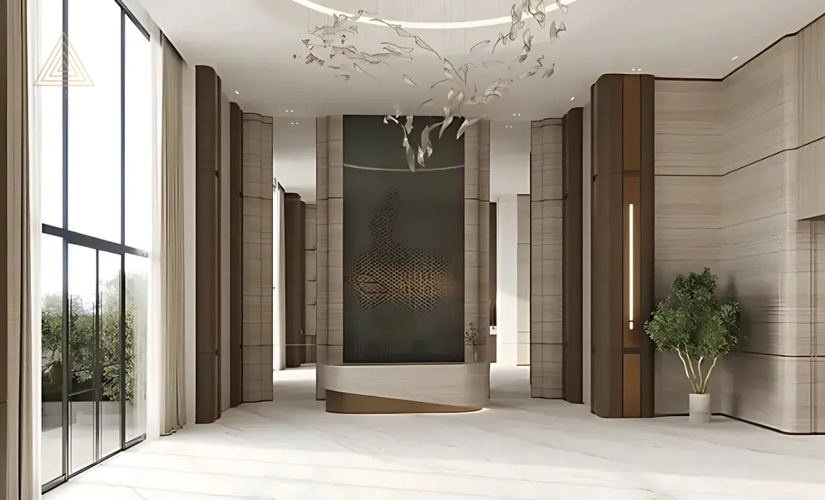 Binghatti Hillviews at Dubai Science Park by Binghatti Developersبن غاطي هيلفيوز في مجمع دبي للعلوم من شركة بن غاطي للتطوير العقاريlobby