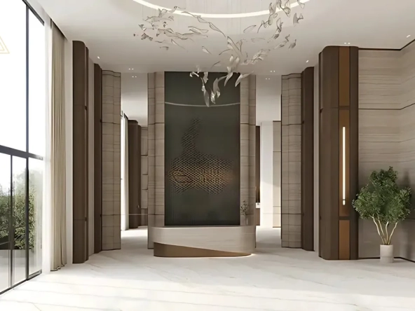 Binghatti Hillviews at Dubai Science Park by Binghatti Developersبن غاطي هيلفيوز في مجمع دبي للعلوم من شركة بن غاطي للتطوير العقاريlobby