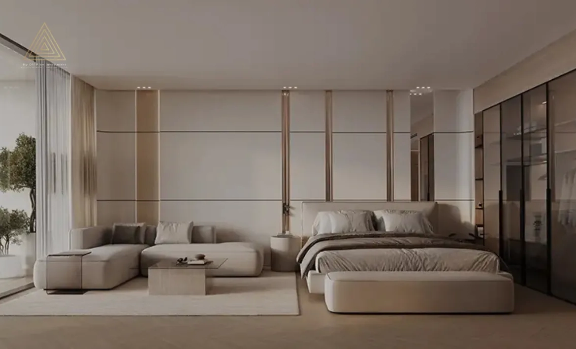 Binghatti Hillviews at Dubai Science Park by Binghatti Developersبن غاطي هيلفيوز في مجمع دبي للعلوم من شركة بن غاطي للتطوير العقاريmaster bedroom