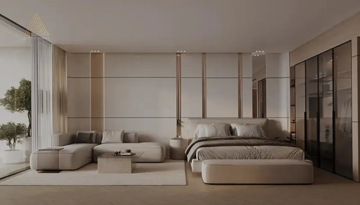 Binghatti Hillviews at Dubai Science Park by Binghatti Developersبن غاطي هيلفيوز في مجمع دبي للعلوم من شركة بن غاطي للتطوير العقاريmaster bedroom