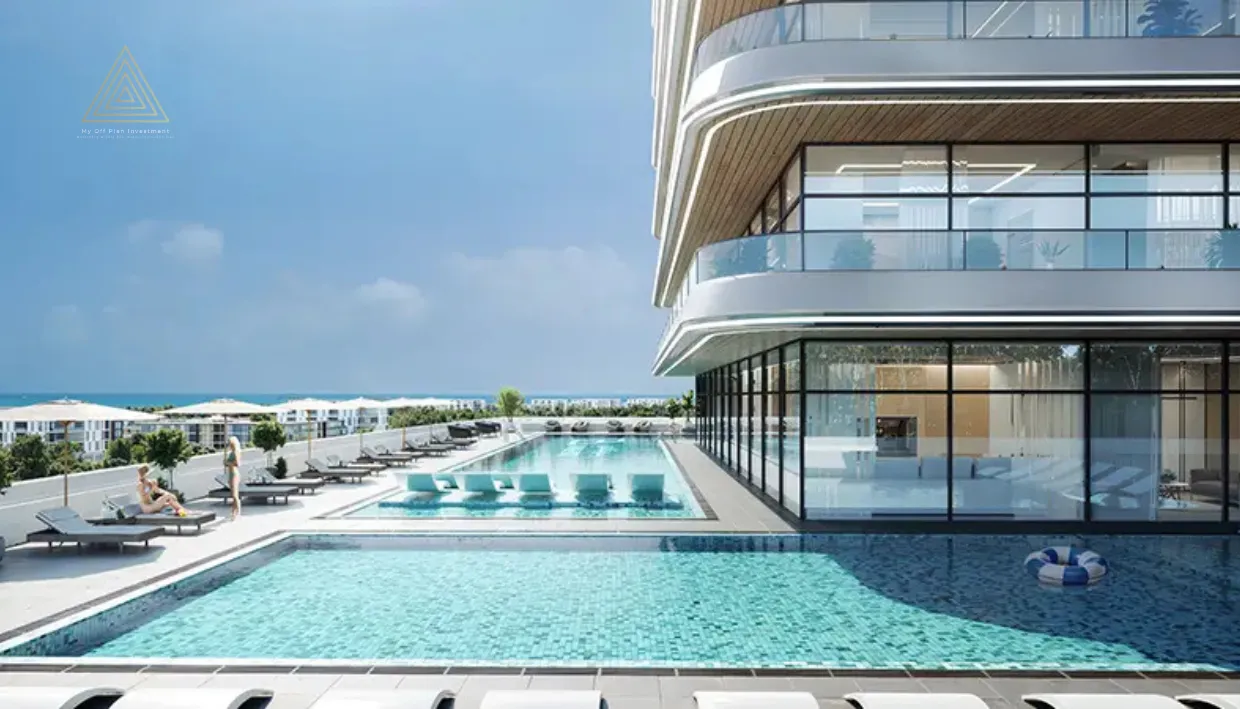 Binghatti Hillviews at Dubai Science Park by Binghatti Developersبن غاطي هيلفيوز في مجمع دبي للعلوم من شركة بن غاطي للتطوير العقاريswimming pool