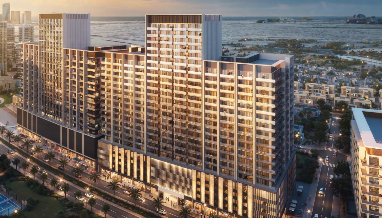 Binghatti Ruby Tower at Jumeirah Village Circle by Binghatti Developerبرج بينغاتي روبي في قرية جميرا سيركل من شركة بينغاتي للتطوير العقاري
