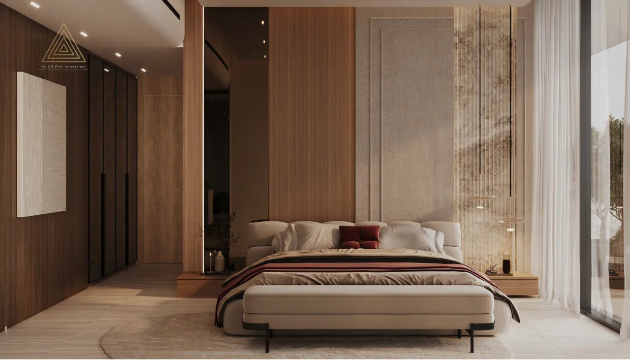 Binghatti Ruby Tower at Jumeirah Village Circle by Binghatti Developerبرج بينغاتي روبي في قرية جميرا سيركل من شركة بينغاتي للتطوير العقاريbedroom