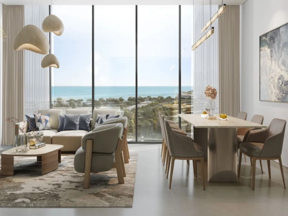 Coastline Beach Residences at Siniya Island by Sobha Realityشقق كوستلاين بيتش ريزيدنسز في جزيرة سينيا من شركة شوبا العقارية