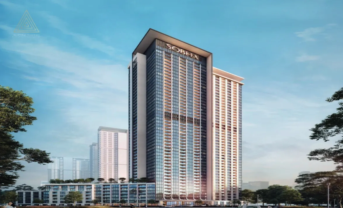 Creek Vistas Grande at Sobha Hartland, Dubai by Sobha Groupكريك فيستاس غراندي في شوبا هارتلاند، دبي من مجموعة شوباbuilding