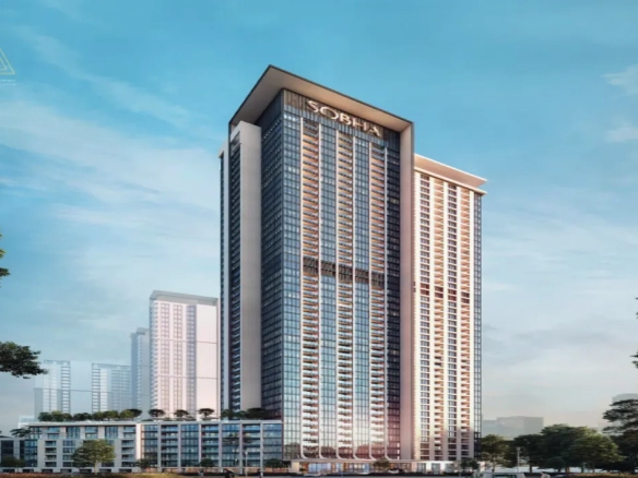 Creek Vistas Grande at Sobha Hartland, Dubai by Sobha Groupكريك فيستاس غراندي في شوبا هارتلاند، دبي من مجموعة شوباbuilding