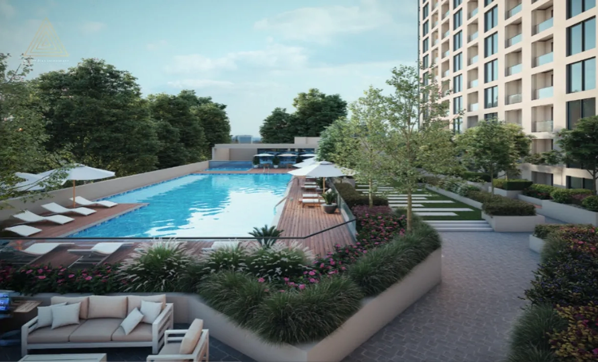 Creek Vistas Grande at Sobha Hartland, Dubai by Sobha Groupكريك فيستاس غراندي في شوبا هارتلاند، دبي من مجموعة شوباswimming pool