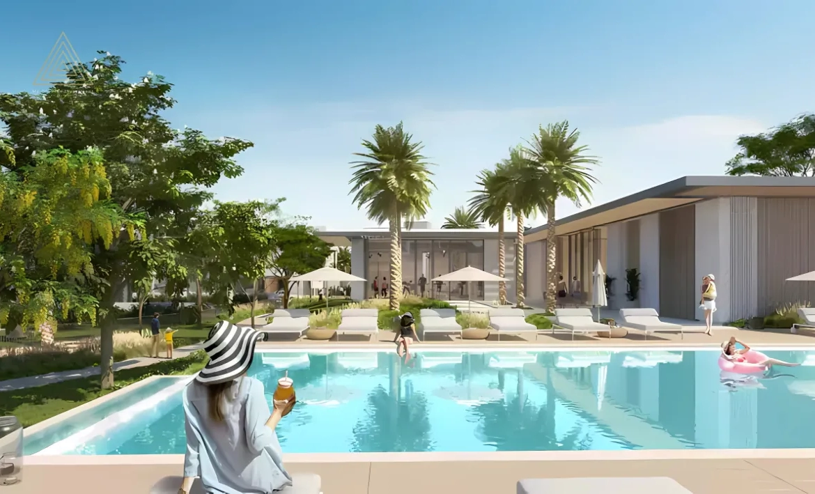 Elie Saab 2 at Arabian Ranches 3 by Emaar Propertiesإيلي صعب 2 في المرابع العربية 3 من إعمار العقاريةswimming pool