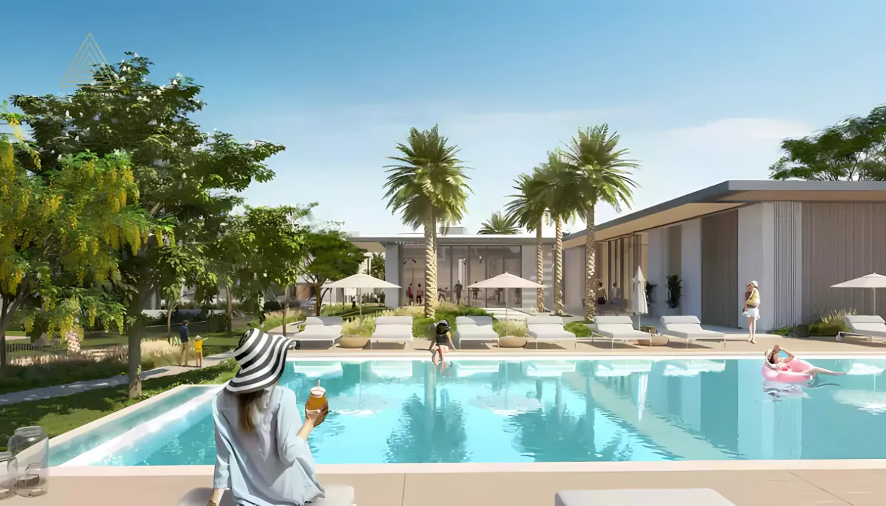 Elie Saab 2 at Arabian Ranches 3 by Emaar Propertiesإيلي صعب 2 في المرابع العربية 3 من إعمار العقاريةswimming pool
