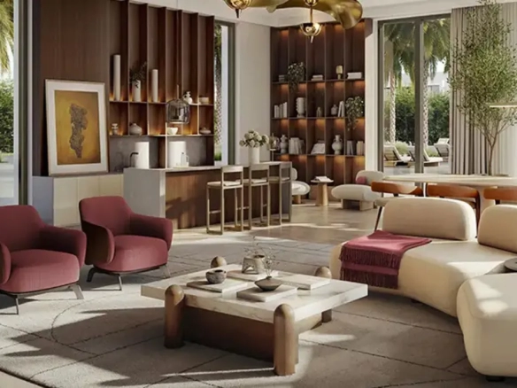 Elva at The Valley by Emaar propertiesإلفا في ذا فالي من إعمار العقاريةliving