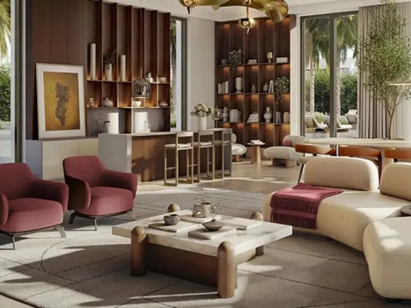 Elva at The Valley by Emaar propertiesإلفا في ذا فالي من إعمار العقاريةliving