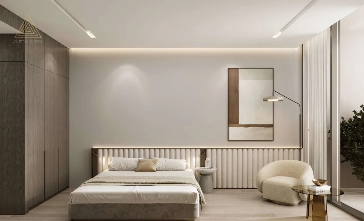 Gharbi 2 Residences at JVC by Rabdan Real Estate Developmentمساكن غربي 2 في قرية جميرا الدائرية من ربدان للتطوير العقاري.bedroom