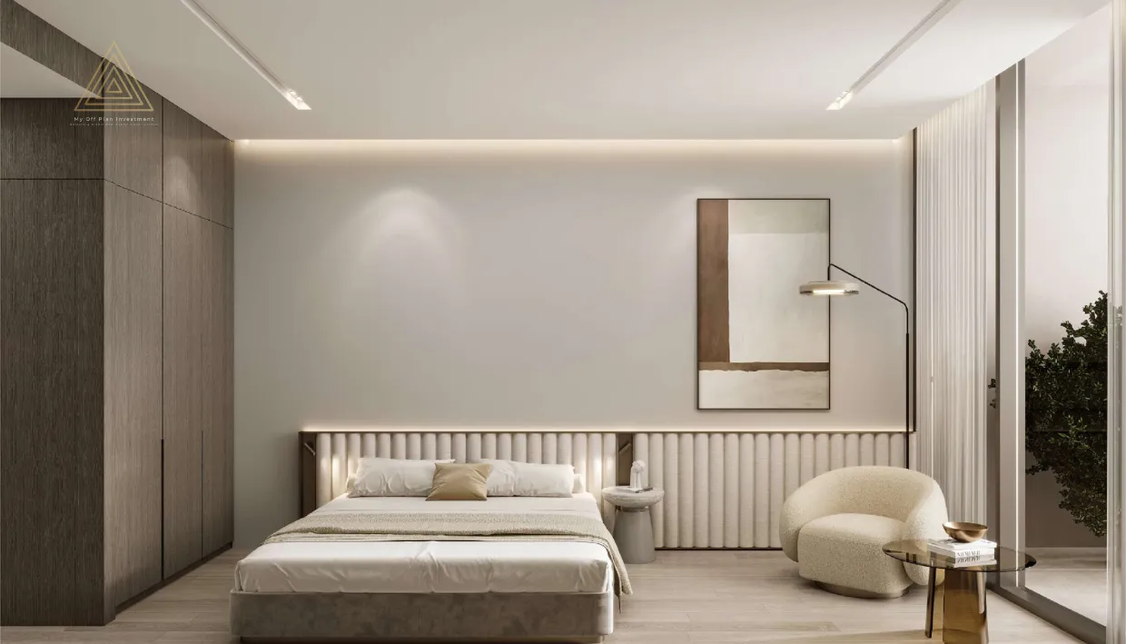 Gharbi 2 Residences at JVC by Rabdan Real Estate Developmentمساكن غربي 2 في قرية جميرا الدائرية من ربدان للتطوير العقاري.bedroom