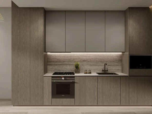 Gharbi 2 Residences at JVC by Rabdan Real Estate Developmentمساكن غربي 2 في قرية جميرا الدائرية من ربدان للتطوير العقاري.kitchen (2)