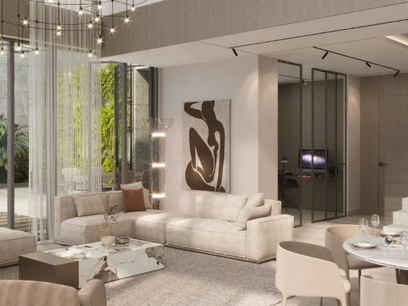 Gharbi 2 Residences at JVC by Rabdan Real Estate Developmentمساكن غربي 2 في قرية جميرا الدائرية من ربدان للتطوير العقاري.living