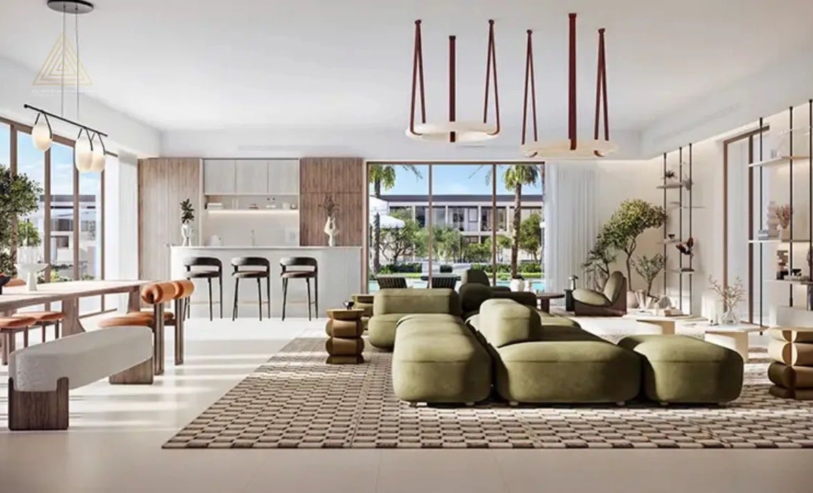 Greenville at Emaar South, Dubai by Emaar Propertiesجرينفيل في إعمار الجنوب، دبي من إعمار العقاريةliving room