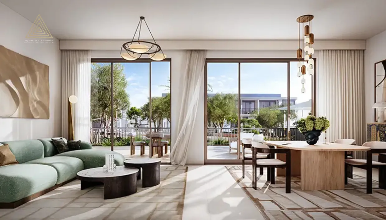 Greenville at Emaar South, Dubai by Emaar Propertiesجرينفيل في إعمار الجنوب، دبي من إعمار العقاريةliving room