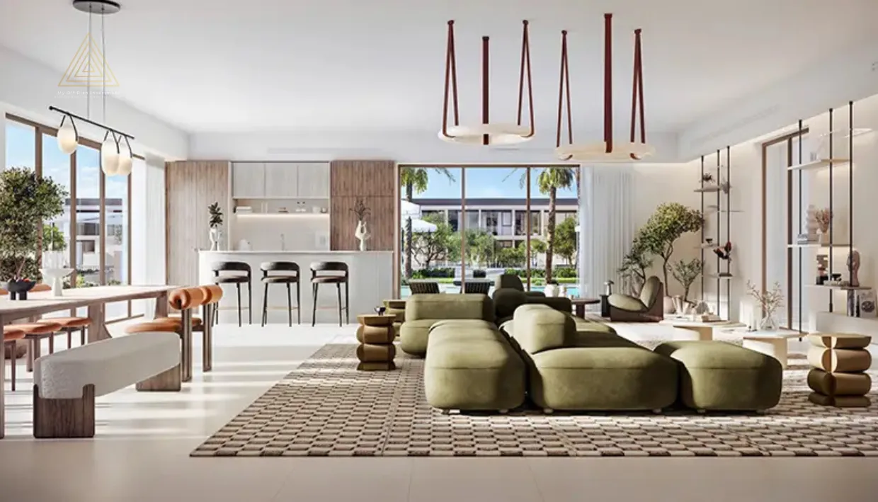 Greenville at Emaar South, Dubai by Emaar Propertiesجرينفيل في إعمار الجنوب، دبي من إعمار العقاريةliving room